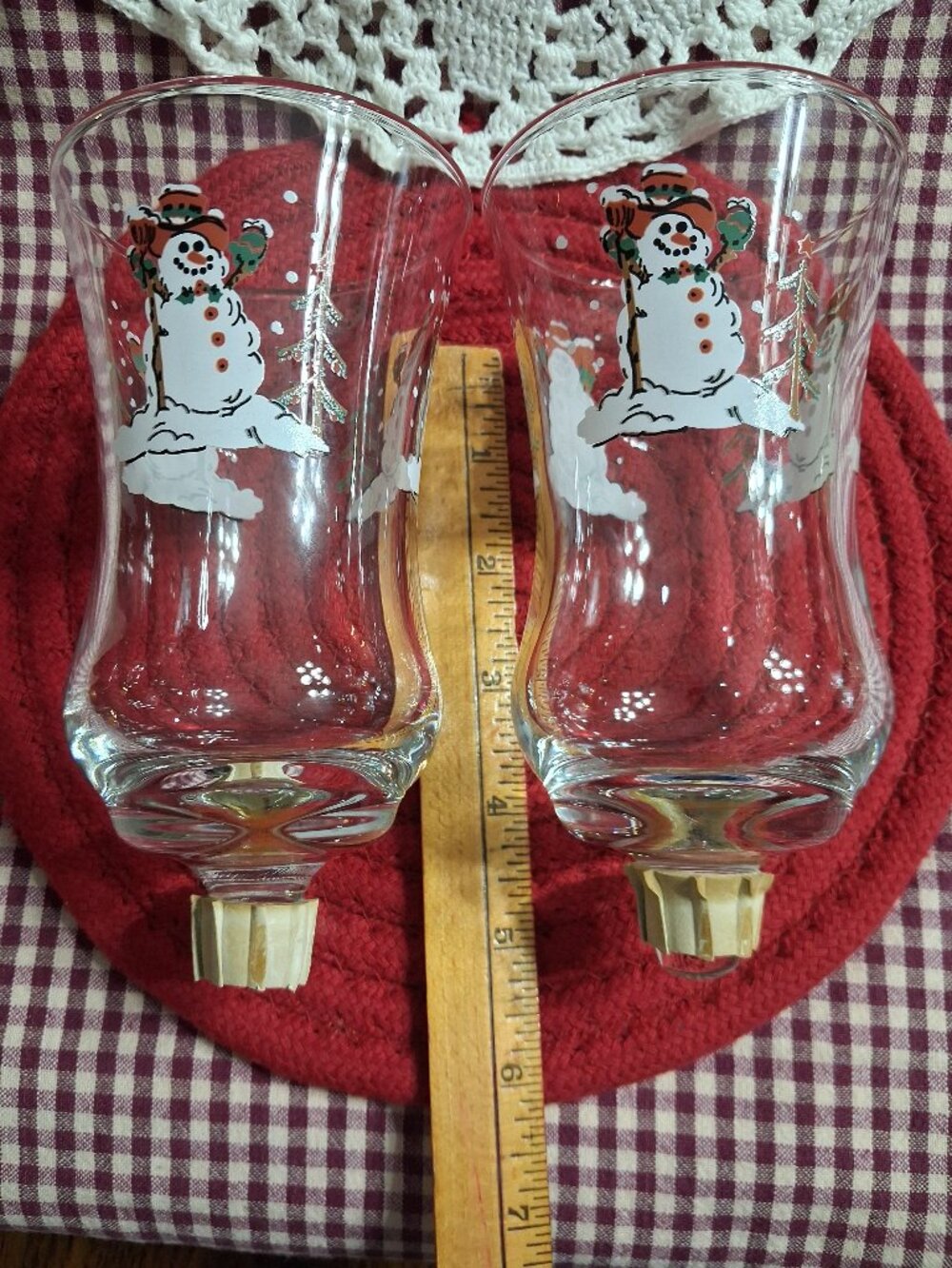 Home Interior Snowman Votives